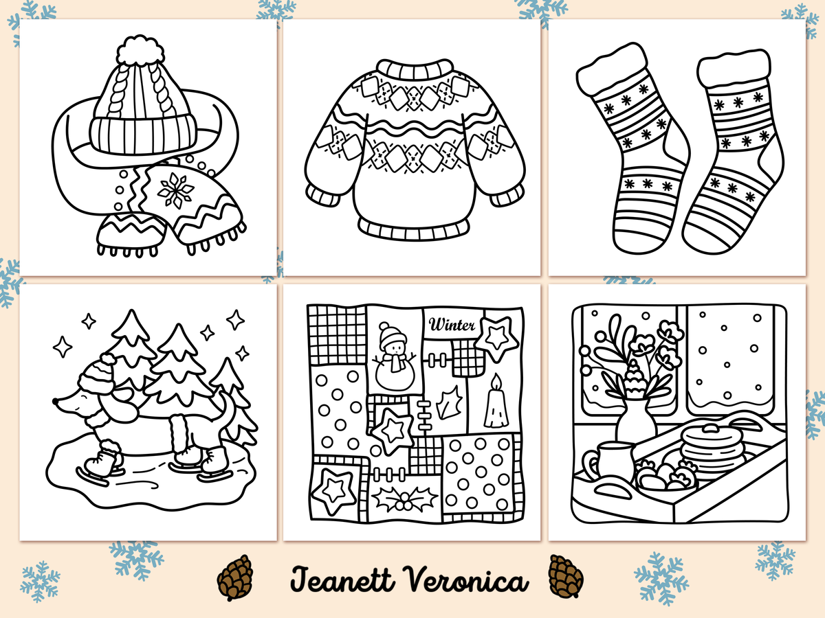 Cozy Girl Winter Bold Easy Malebog Jeanett Veronica Studio cozy-girl-winter-bold-easy-malebog-jeanett-veronica-studio
