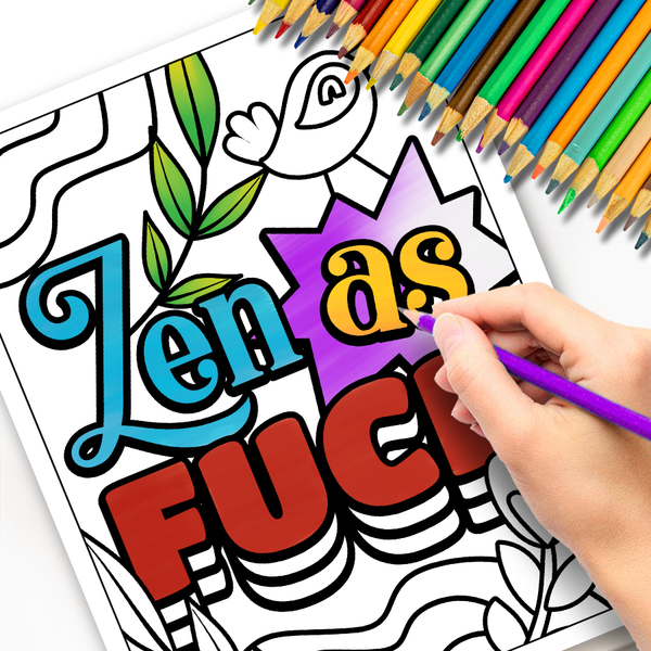 Swear Word Coloring Relaxation