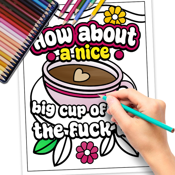 Swear Word Coloring Relaxation