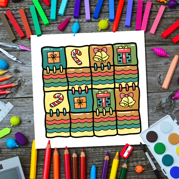 Cozy Christmas Patterns - Bold & Easy malebog