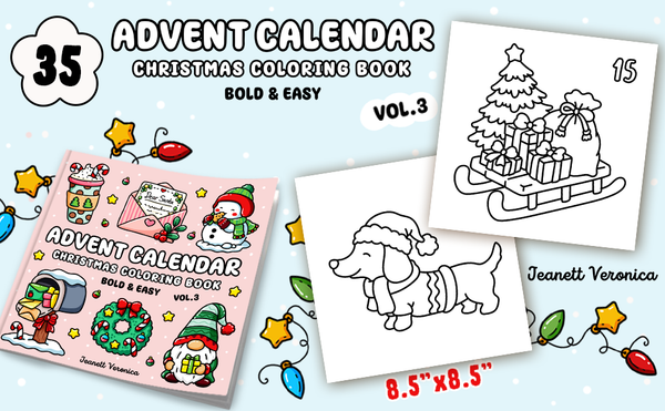 Advent Calendar Vol. 3 - Bold & Easy malebog
