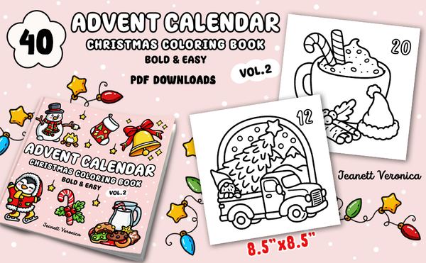 Advent Calendar Vol. 2 - Bold & Easy malebog