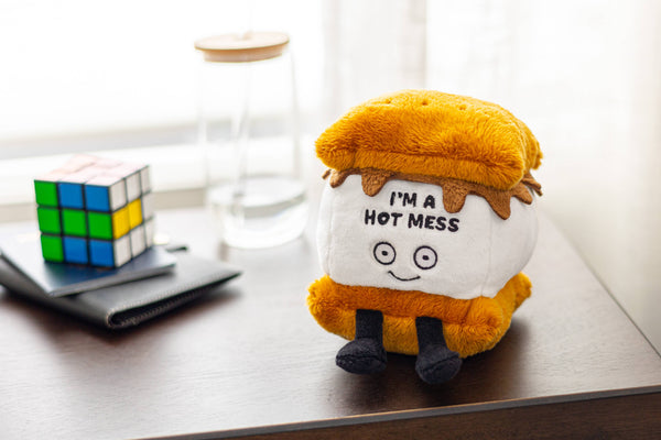 Punchkins S’Mores-plushie – “I’m a Hot Mess” – sjov gave med humor