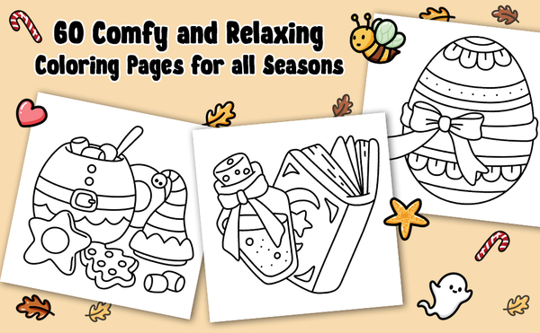 Cozy Girl Seasons of Color - Malebog til voksne og teens