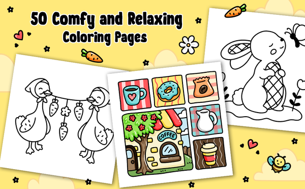 Cozy Girl Spring & Easter - Malebog til voksne og teens