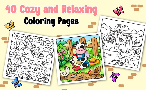 Cozy Garden Friends - Malebog til voksne og børn