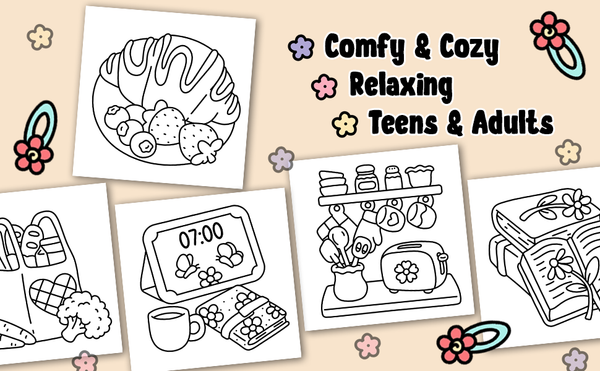 Cozy Girl Days - Malebog til voksne og teens