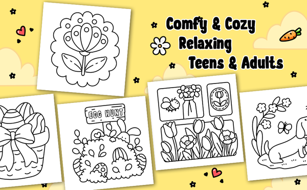 Cozy Girl Spring & Easter - Malebog til voksne og teens