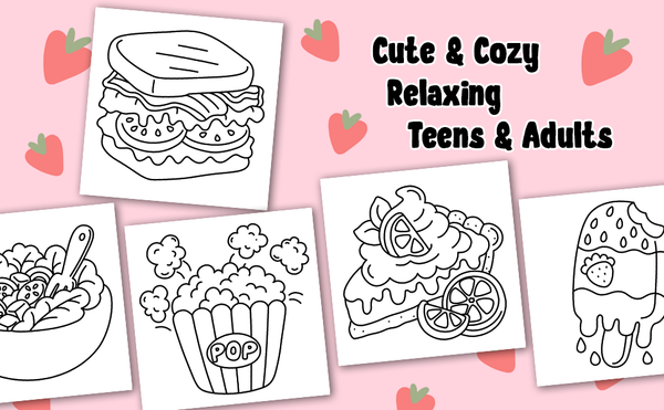 Cozy Foodie - Malebog til voksne og teens