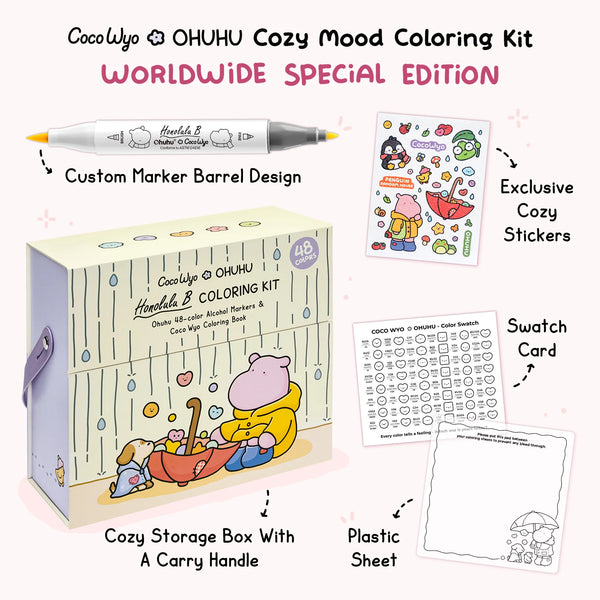 Coco Wyo × Ohuhu Limited Edition sæt