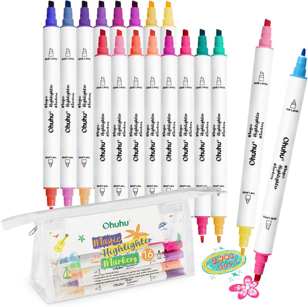 Ohuhu highlighter markers - 16 stk.
