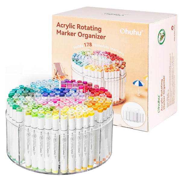 Ohuhu Acrylic Marker Organizer – 360° roterende