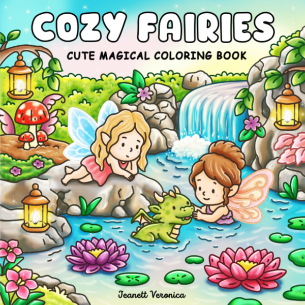 Cozy Fairies - Sød malebog til voksne og teens