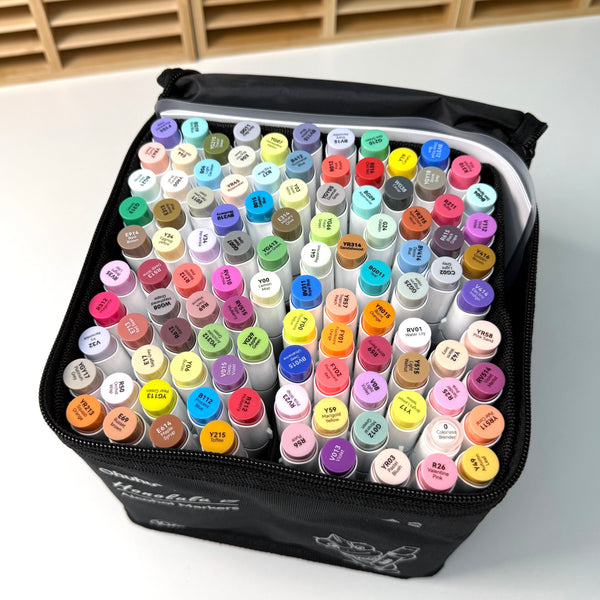 Ohuhu Honolulu B 104 Markers – Brush &  Fine Tip
