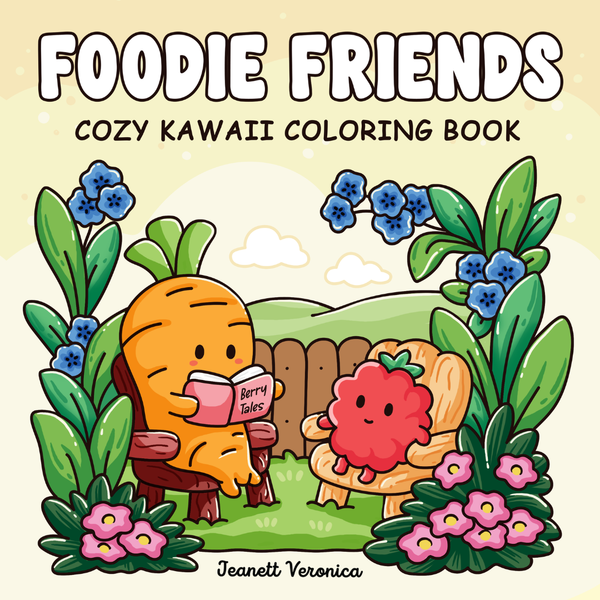 Foodie Friends - Malebog til voksne og Teens