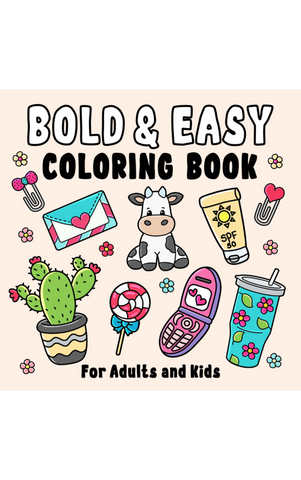Bold & Easy Coloring Book