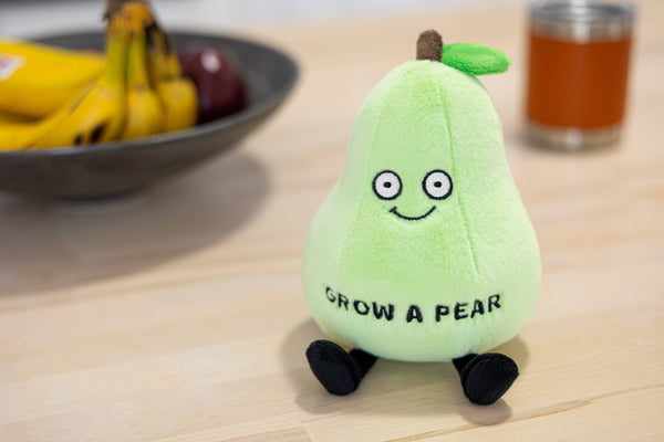 Punchkins pære-plushie ‘Grow a Pear’ – sjov gave med humor