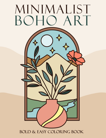 Minimalist BoHo Art - Bold & Easy malebog