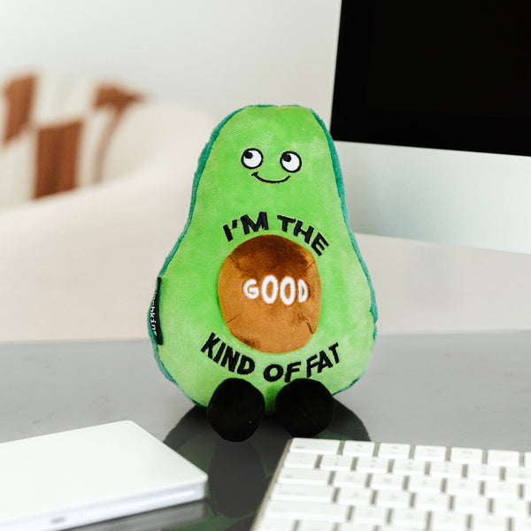 Punchkins avocado-plushie ‘I’m the good kind of fat’ – sjov gave med humor