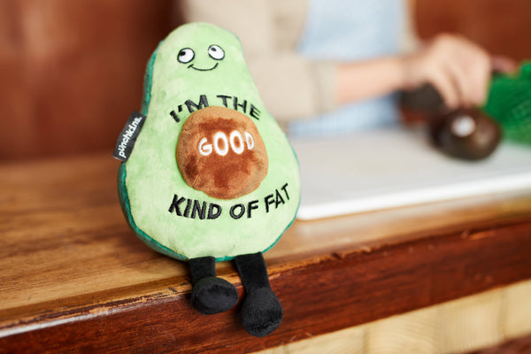 Punchkins avocado-plushie ‘I’m the good kind of fat’ – sjov gave med humor