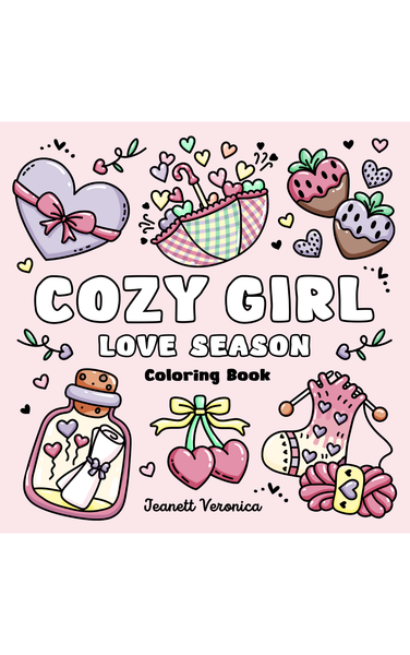 Cozy Girl Love Season - Bold & Easy malebog til både voksne, børn og teen
