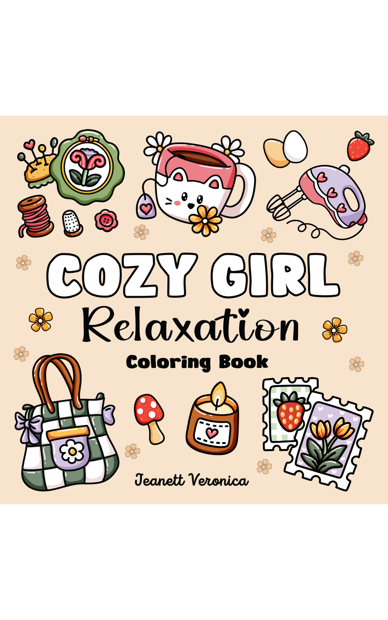 Cozy Girl Relaxation - Malebog til voksne og teens