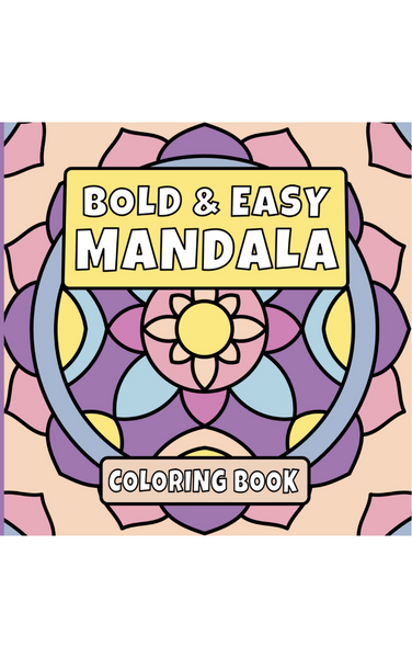 Bold & Easy Mandala - Malebog til både voksne og børn