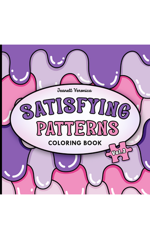 Satisfying Patterns Vol. 2 | Afslappende malebog for folk i alle aldre