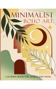 Minimalist Boho Art - Malebog med 50 smukke illustrationer