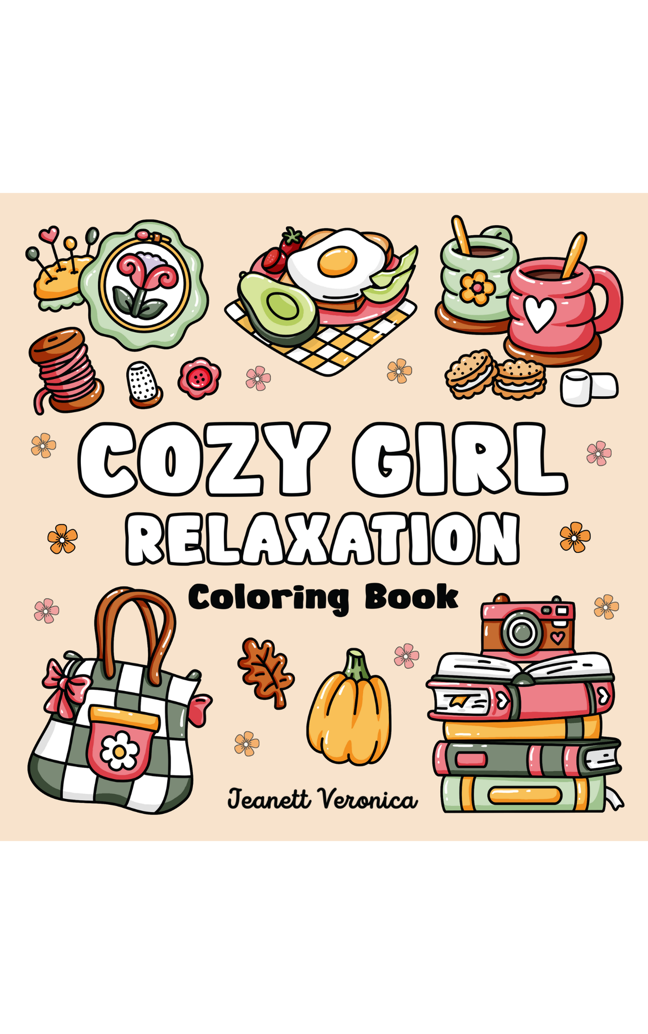 Cozy Girl Relaxation - Malebog til voksne og teens