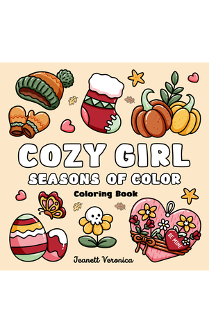 Cozy Girl Seasons of Color - Malebog til voksne og teens